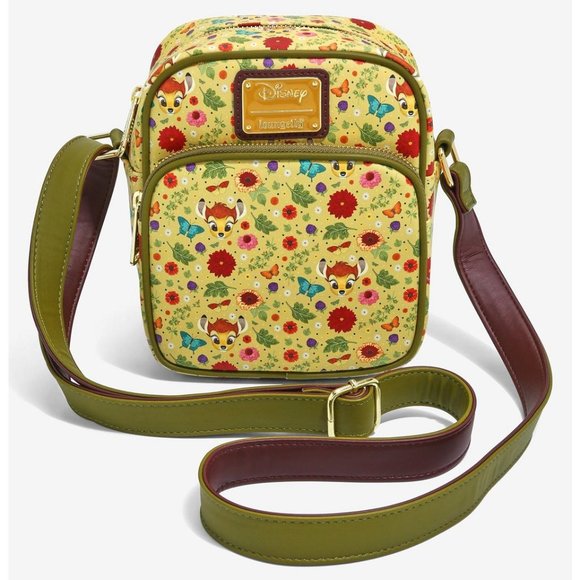 Loungefly Handbags - Loungefly Disney Bambi Crossbody Floral Butterflies Bag